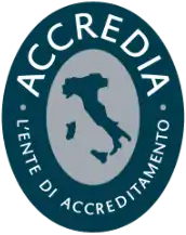 logo certificazione accredia blu sistema residence ancora resort 4 stelle acciaroli vacanza nel cilento